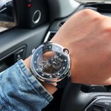 定番人気カルティエ バロンブルー コピーシリーズ メンズ 自動巻き2色
