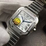 高品質カルティエ サントス コピーシリーズ レディース 自動巻き