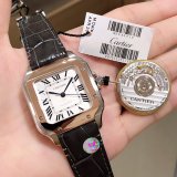 高品質カルティエ サントス コピーシリーズ レディース 自動巻き