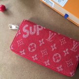 シュプリーム財布コピー 2020新品 LOUIS VUITTON supreme デニムファスナー長財布 男女兼用