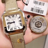 高品質カルティエ サントス コピーシリーズ レディース 自動巻き