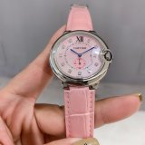 定番人気カルティエ バロンブルー コピーシリーズ レディース クオーツ2色