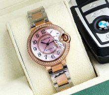 高品質カルティエ バロンブルー コピーシリーズ レディース 自動巻き3色