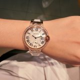 定番人気カルティエ バロンブルー コピーシリーズ レディース クオーツ