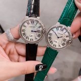 定番人気カルティエ バロンブルー コピーシリーズ レディース クオーツ5色