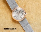 高品質カルティエ バロン ブラン ドゥ コピーシリーズ レディース 自動巻き4色