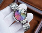 高品質カルティエ バロンブルー コピーシリーズ レディース 自動巻き