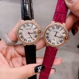 定番人気カルティエ バロンブルー コピーシリーズ レディース クオーツ5色
