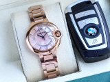 高品質カルティエ バロンブルー コピーシリーズ レディース 自動巻き