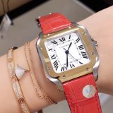 高品質カルティエ サントス コピーシリーズ レディース 自動巻き