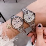 大人気新作カルティエ バロンブルー コピーシリーズ レディース 自動巻き2色