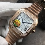 高品質カルティエ サントス コピーシリーズ レディース 自動巻き