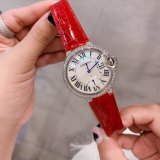 定番人気カルティエ バロンブルー コピーシリーズ レディース クオーツ5色