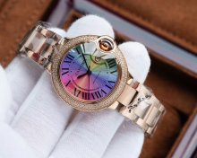 高品質カルティエ バロンブルー コピーシリーズ レディース 自動巻き