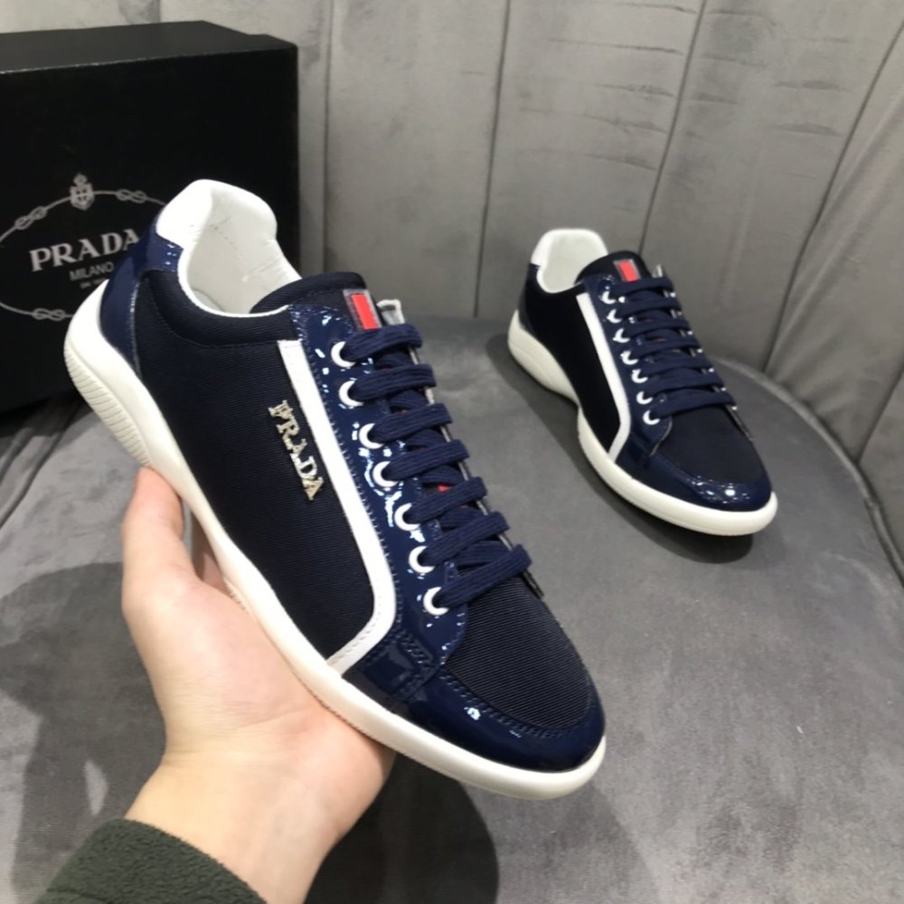 円 プラダ靴コピー定番人気21新品 Prada メンズ カジュアルシューズ M Shopp Jp