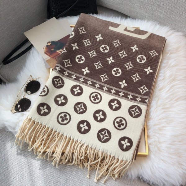 ルイヴィトンマフラーコピー 2022新品注目度NO.1 Louis Vuitton 男女兼用 ウール スカーフ