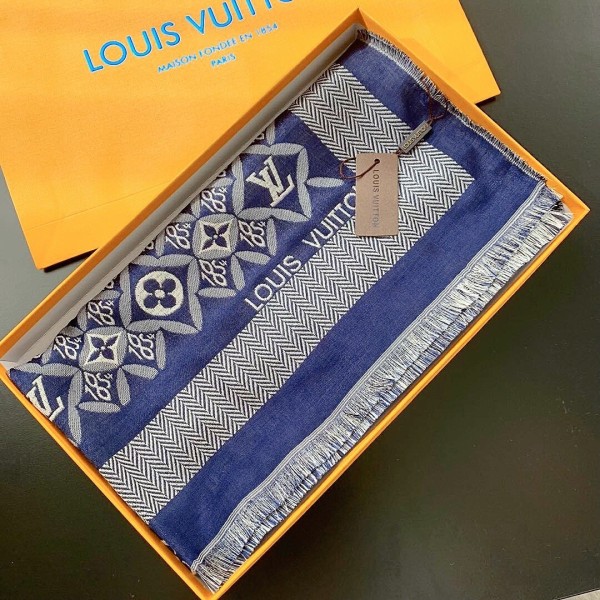 ルイヴィトンマフラーコピー 定番人気2022新品 Louis Vuitton 男女兼用 ウール スカーフ