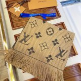 ルイヴィトンマフラーコピー 定番人気2022新品 Louis Vuitton 男女兼用 ウール スカーフ