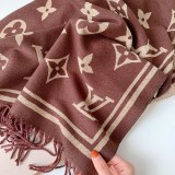 ルイヴィトンマフラーコピー 定番人気2022新品 Louis Vuitton 男女兼用 ウール スカーフ