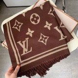 ルイヴィトンマフラーコピー 定番人気2022新品 Louis Vuitton 男女兼用 ウール スカーフ