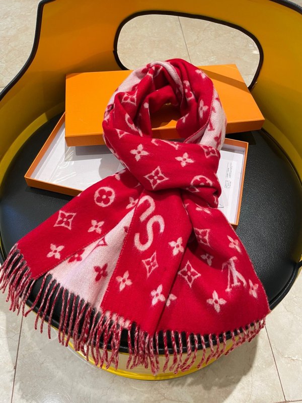 ルイヴィトンマフラーコピー 定番人気2022新品 Louis Vuitton 男女兼用 ウール スカーフ