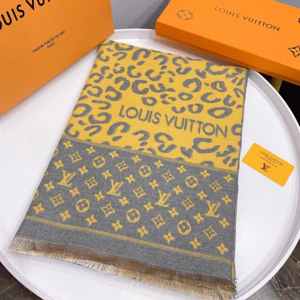ルイヴィトンマフラーコピー 2022新品注目度NO.1 Louis Vuitton 男女兼用 ウール スカーフ