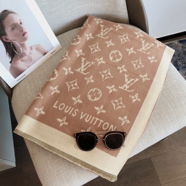 ルイヴィトンマフラーコピー 大人気2022新品 Louis Vuitton 男女兼用 ウールスカーフ 2色