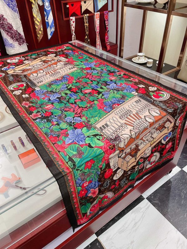 ルイヴィトンマフラーコピー 大人気2022新品 Louis Vuitton 男女兼用 ウールスカーフ