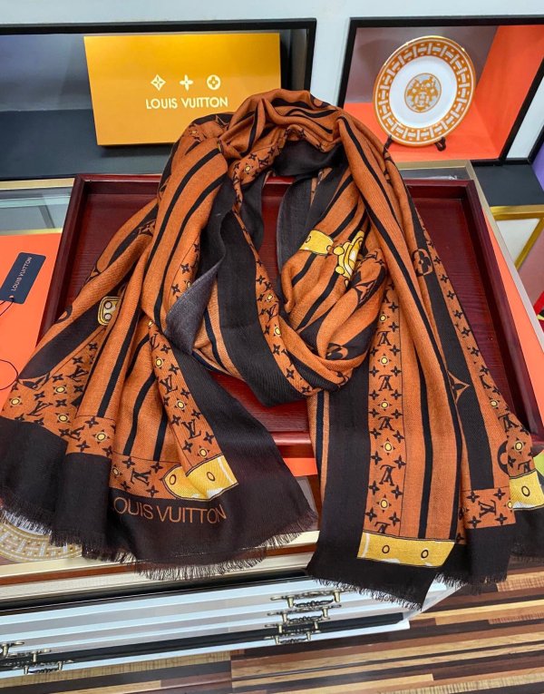 ルイヴィトンマフラーコピー 大人気2022新品 Louis Vuitton 男女兼用 ウールスカーフ