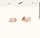 完売必至 エルメス ピアス 偽物 2色