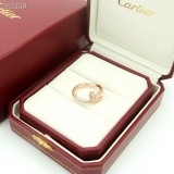 お洒落 カルティエ 指輪 18k 偽物 3色