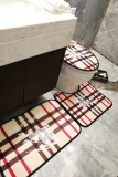すぐ届く バーバリー 2024新作 バスマット3点セット 洗える 便座カバー/足元マット 新居寝具用品