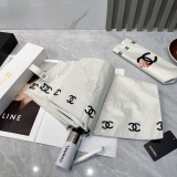 超希少！2024 シャネル 新作 雨晴兼用折りたたみ傘 自動開閉 コピー
