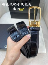 人気爆発☆ モンブラン 新作 メンズベルト スーパーコピー 35mm