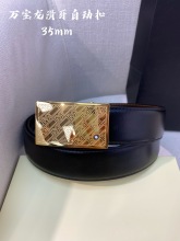 世界中で大人気♪ モンブラン 新作 メンズベルト コピー 34mm