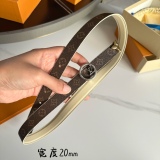 お洒落 ルイヴィトン 新作 レディースベルト コピー 20mm