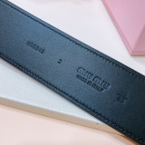 使い勝手良 ミュウミュウ 新作 レディースベルト スーパーコピー 50mm