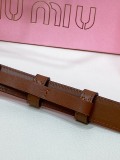 《人気★》ミュウミュウ 新作 レディースベルト 偽物 20mm
