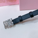新色登場☆ ミュウミュウ 新作 レディースベルト 偽物 20mm