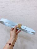 【即発】★ ミュウミュウ 新作 レディースベルト コピー 30mm