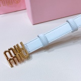 入手困難品！ミュウミュウ 新作 レディースベルト スーパーコピー 20mm