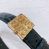 争奪戦 ミュウミュウ 新作 レディースベルト コピー 30mm