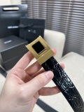 完売必至 イヴサンローラン 新作 レディースベルト 偽物 30mm