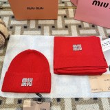 【大特価】 2026 ミュウミュウ 新作 帽子 セットアップ コピー