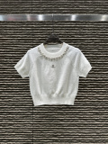 肌触り最高な 2026 シャネル 新作 半袖Tシャツ 偽物 2色