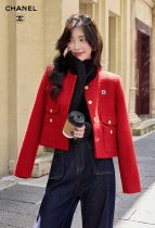 人気急上昇 2026 シャネル 新作 コート 偽物 2色