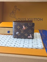 すぐ届く ルイヴィトン 男女兼用 折り財布 偽物 M25057