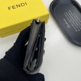 超限定♪ フェンディ 男女兼用 折り財布 偽物 8358