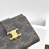 争奪戦 セリーヌ 男女兼用 折り財布 偽物 10963