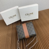 人気急上昇 セリーヌ 男女兼用 折り財布 偽物 10665